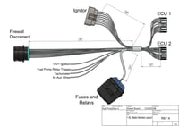 Image 5 of Mazda Miata Wiring Harness 1989-93 1.6L 