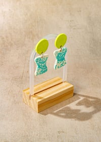 Image 1 of Dappled Hourglass Stud Earrings