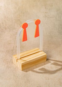 Image 3 of Keyhole-Shaped Stud Earrings