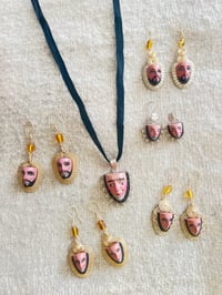Image 2 of Mask Earrings #D