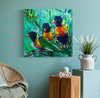Image 2 of Original Art Rainbow Lorikeets’
