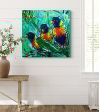 Image 3 of Original Art Rainbow Lorikeets’