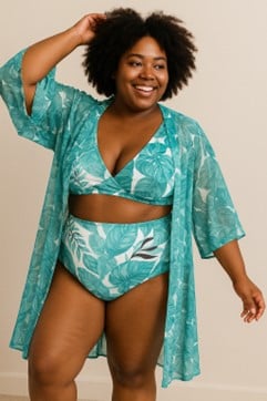 Image of Tropical Breeze 3-Piece Swimsuit Set