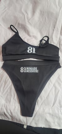 Black 81 Nomads Missouri ribbed Bikini