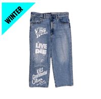 Image 1 of TITLE MANIA JEANS - BLUE