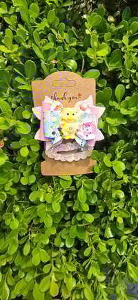 Image 2 of Care bear 3inch bow and clip
