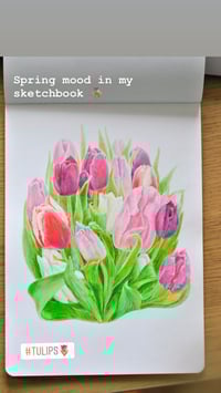 Image 3 of First bloom - print on the canvas
