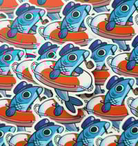 Image 1 of Fish Captain - Vinyl Sticker