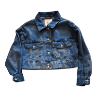 Image 3 of CHAQUETA CROP DEMIN