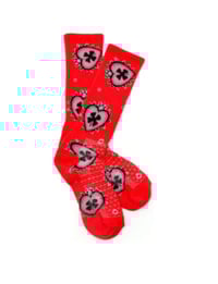 Lucky Love Red Performance Socks