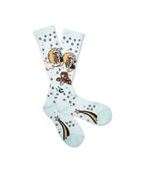 Cosmic Cowgirl Light Blue Performance Socks