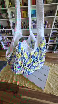 Image 4 of Beach Day - large crochet mesh market bag
