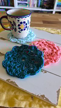 Image 1 of Crochet coaster 3 pack 