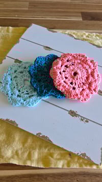 Image 2 of Crochet coaster 3 pack 