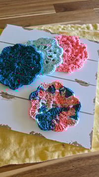Image 6 of Crochet Coaster - 4 pack 