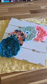 Image 1 of Crochet Coaster - 4 pack 