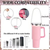 Image 7 of Pearl Strap Handles For Water Bottles | 8-40 Oz.
