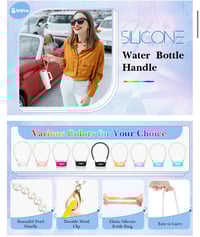 Image 9 of Pearl Strap Handles For Water Bottles | 8-40 Oz.