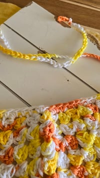 Image 4 of Daffodils - crochet bandana