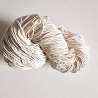 Image 2 of Recycled sustainable cotton yarn for knitting or crochet - 240/250 grams hank - Rustic - Ecofriendly