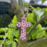 Image 1 of Petite Croix "Léopard" de Cécile