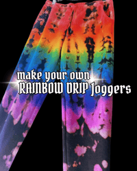 Image 1 of Rainbow Drip - Jogger Sweatpants
