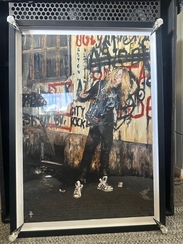 Pelle, acrylic on paper (no prints or scans made)