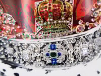 Image 10 of Prestige Art Deco Emerald / Sapphire Crown. 