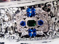 Image 8 of Prestige Art Deco Emerald / Sapphire Crown. 
