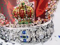 Image 7 of Prestige Art Deco Emerald / Sapphire Crown. 