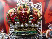 Image 5 of Prestige Art Deco Emerald / Sapphire Crown. 