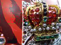 Image 17 of Prestige Art Deco Emerald / Sapphire Crown. 