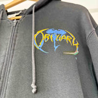 Image 2 of Obituary End Complete Zip Up Hoodie 1992 L/XL