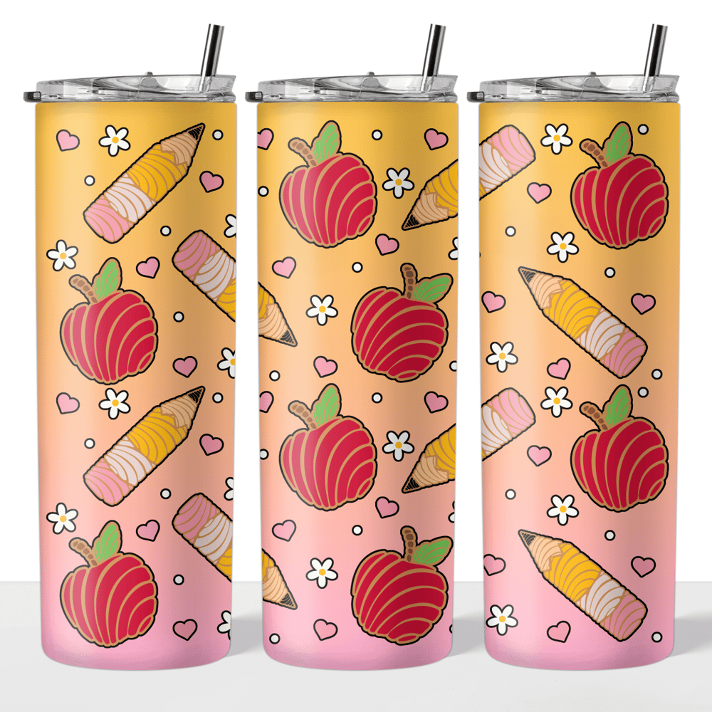 Image of Teacher Conchitas 20oz Tumbler🍎✏️