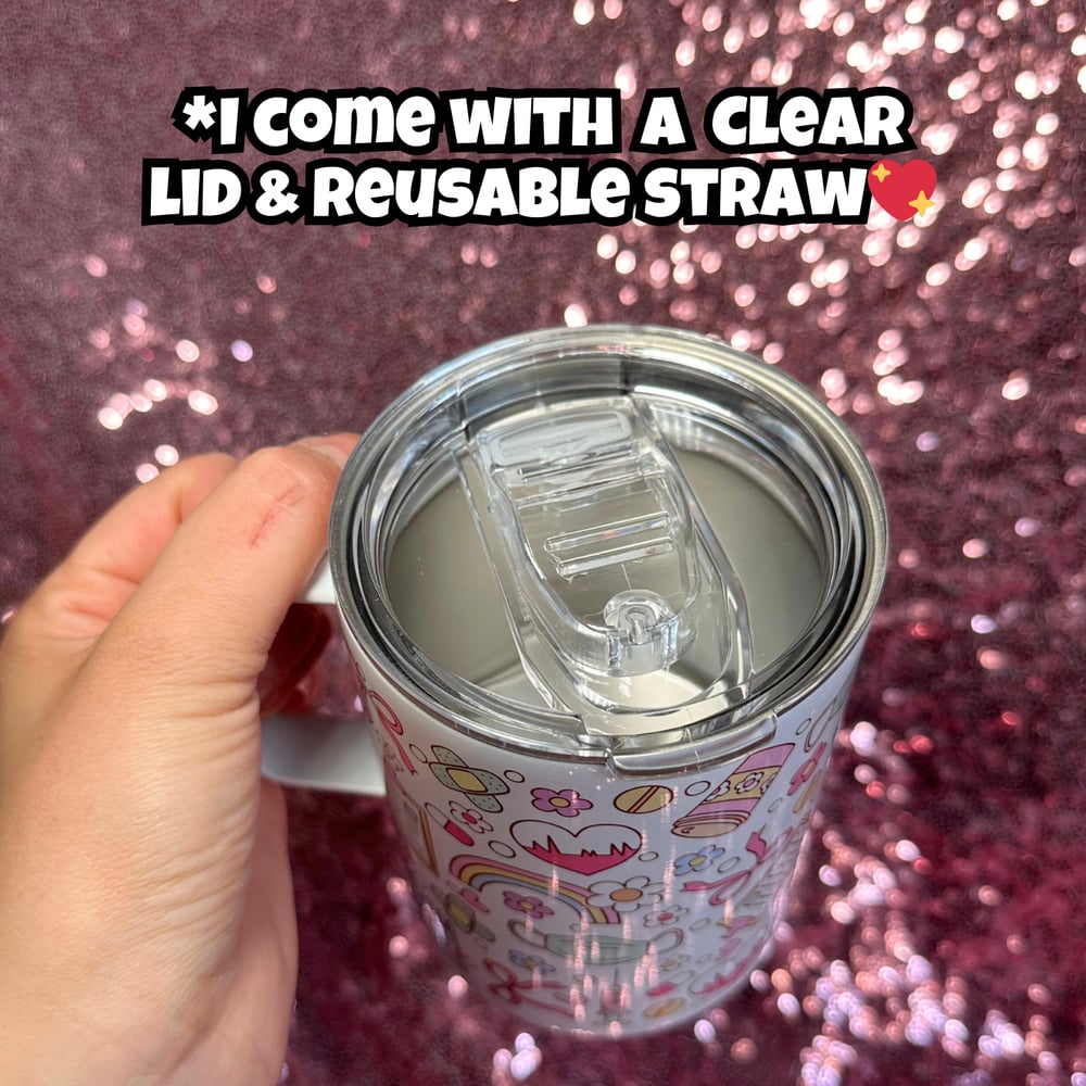 Image of Cute Pastel Nurse 12oz Stainless Steel Mug💖