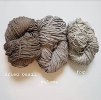 Image 5 of Spring Towel Hand knitted Neutral Tones for a Rustic Kitchen or Bath  100% Recycled Cotton Yarn  