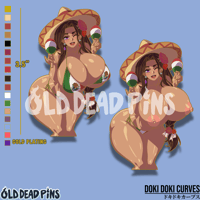 Image 2 of Mexico-Chan OC Enamel Pin Pre-Order