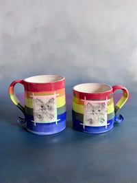 Image 4 of Pride Cat Mugs 20oz