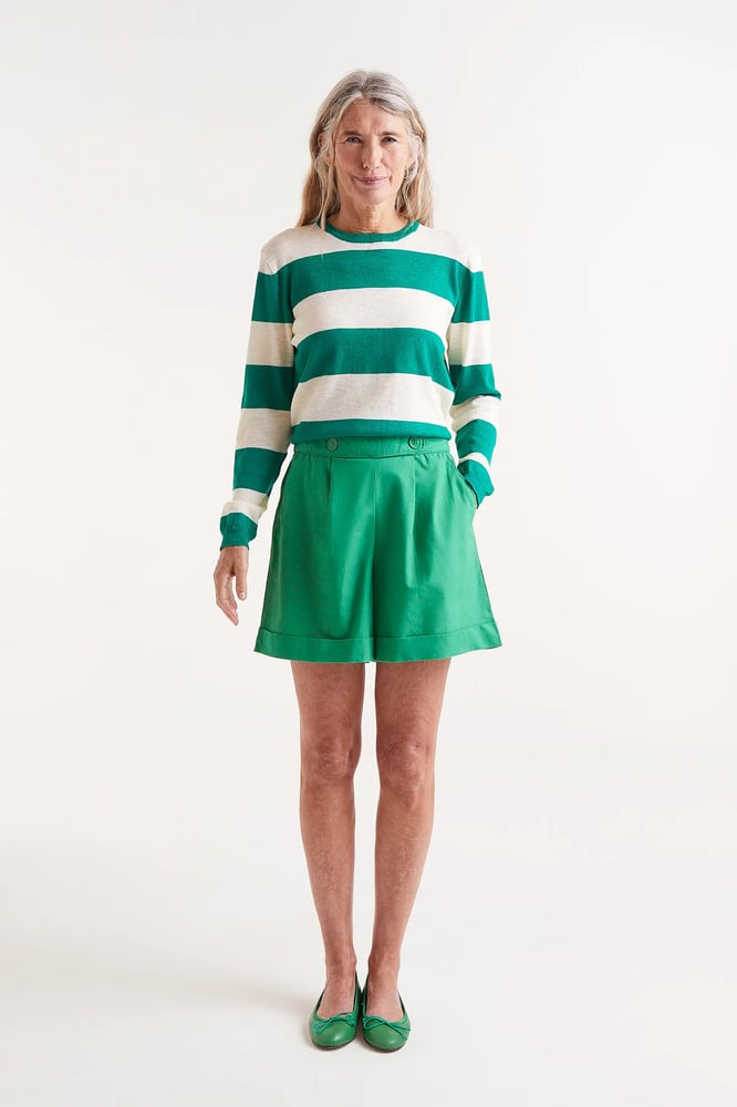 Image of SHORT BOTONES VERDES