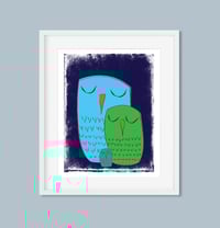 Image 6 of We 3 Owls Goodnight Nursery Art Print