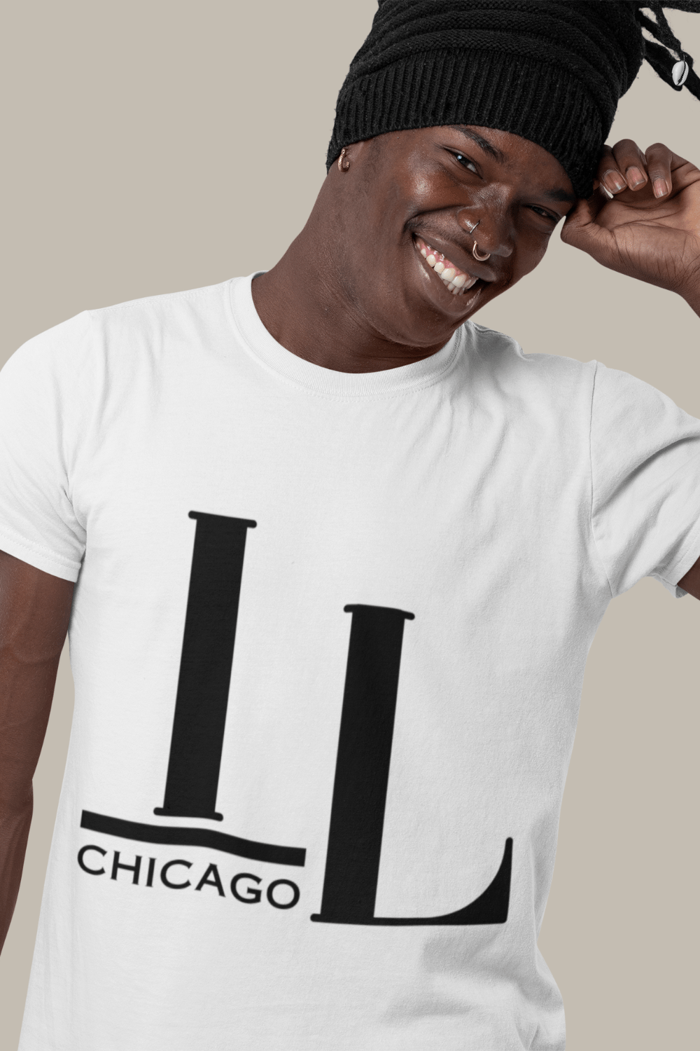 Image of Chicago, Unisex Cotton Tee