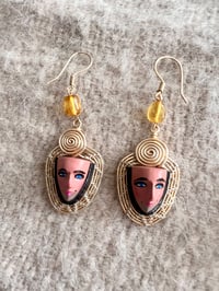 Image 1 of Mask Earrings #F