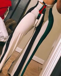 Image 2 of Dinner in Italy Color block Jumpsuit