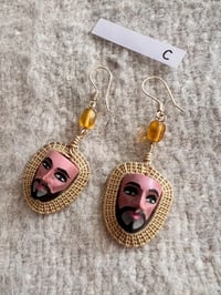 Image 4 of Mask Earrings #C.