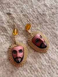 Image 1 of Mask Earrings #C.