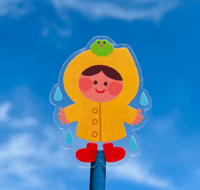 Image 1 of rainy days sticker