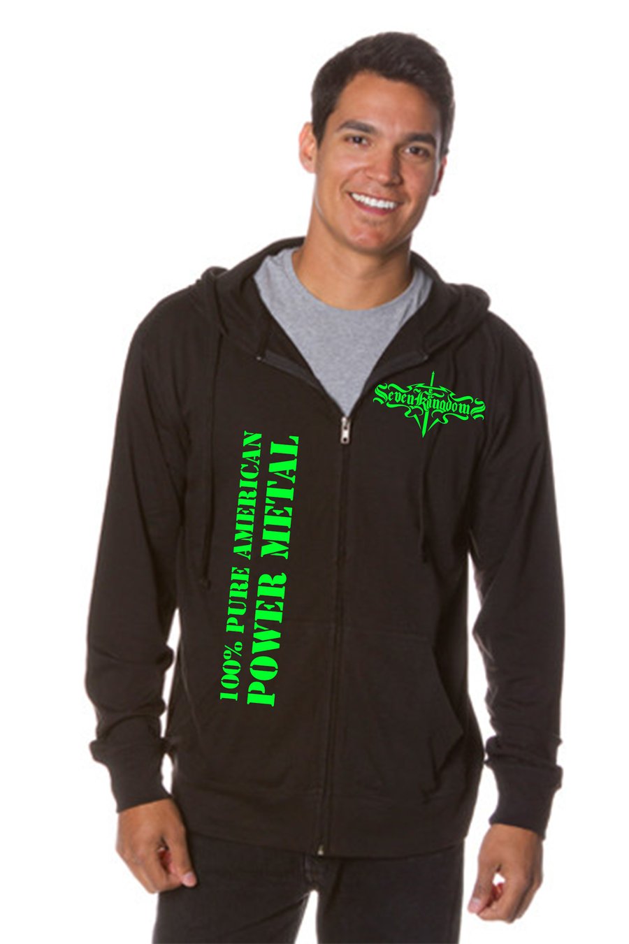 Image of Light Zip Hoodie (YELLOW VERSION, not green)