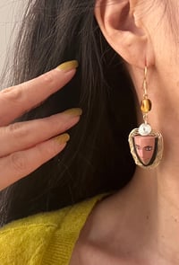 Image 5 of Mask Earrings #D