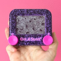 Image 1 of Cheshire Cat Etch A Sketch doodle sculpture