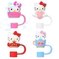 Image 1 of Hello Kitty Straw Cover Set | 4 Piece
